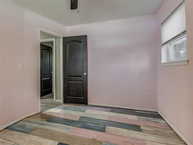 528 Sweetbough St, Jones, OK 73049 - spare room with wood finished floors and a ceiling fan