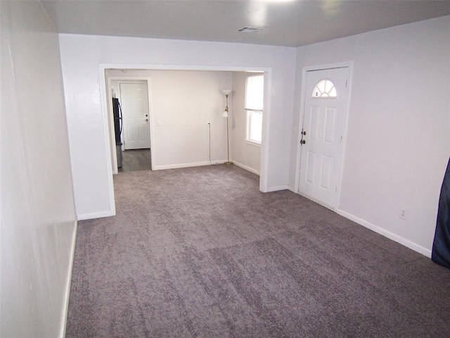 419 W Pulaski St, Shawnee, OK 74804 - carpeted entrance foyer with baseboards