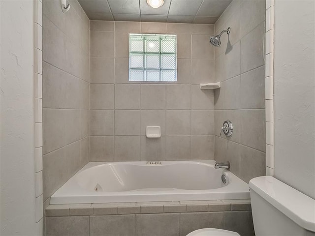 2632 SW 55th St, Oklahoma City, OK 73119 - full bathroom with toilet and tiled shower / bath
