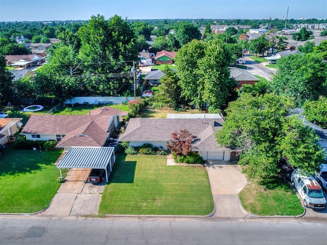 2632 SW 55th St, Oklahoma City, OK 73119 - aerial perspective of suburban area