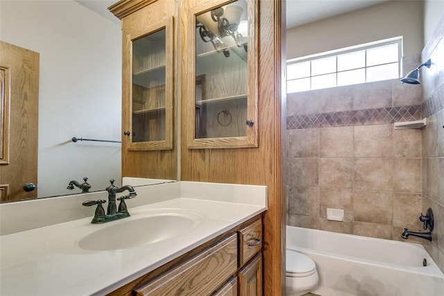 1308 River Birch Dr, Yukon, OK 73099 - full bath with vanity and shower / tub combination