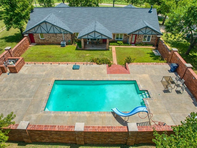 7219 N Council Ave, Blanchard, OK 73010 - view of pool with a patio