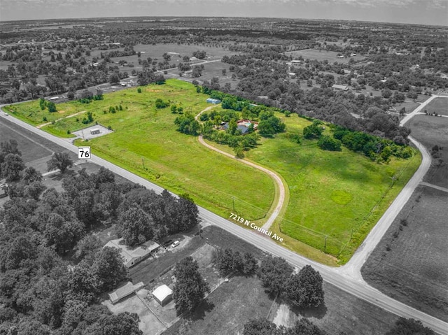7219 N Council Ave, Blanchard, OK 73010 - bird's eye view