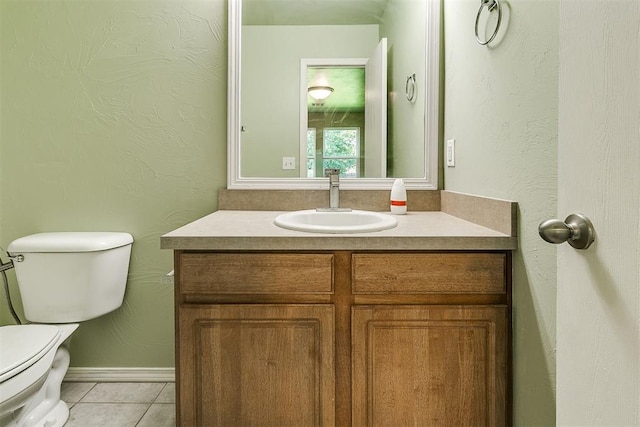 1709 NW 147th St, Edmond, OK 73013 - bathroom with vanity and tile patterned floors