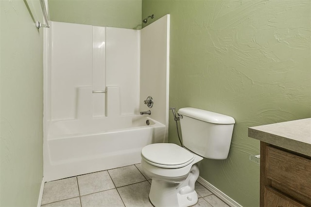 1709 NW 147th St, Edmond, OK 73013 - full bath featuring vanity, tile patterned floors, and bathing tub / shower combination