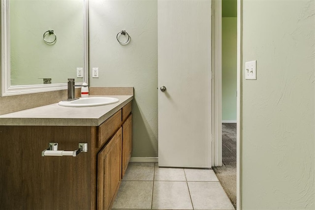 1709 NW 147th St, Edmond, OK 73013 - bathroom with vanity and tile patterned flooring