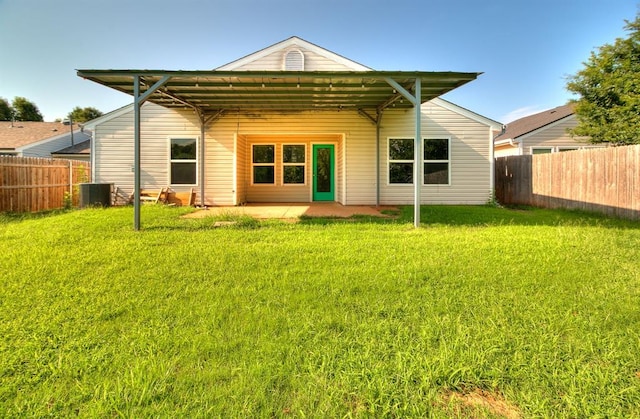 1709 NW 147th St, Edmond, OK 73013 - rear view of property with a patio