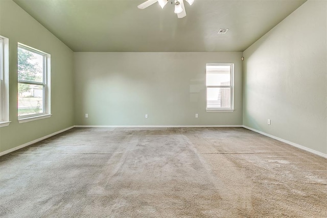 1709 NW 147th St, Edmond, OK 73013 - carpeted spare room featuring ceiling fan and baseboards
