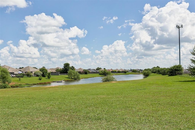 2500 SE 93rd St, Moore, OK 73160 - view of grassy yard featuring a water view and a residential view