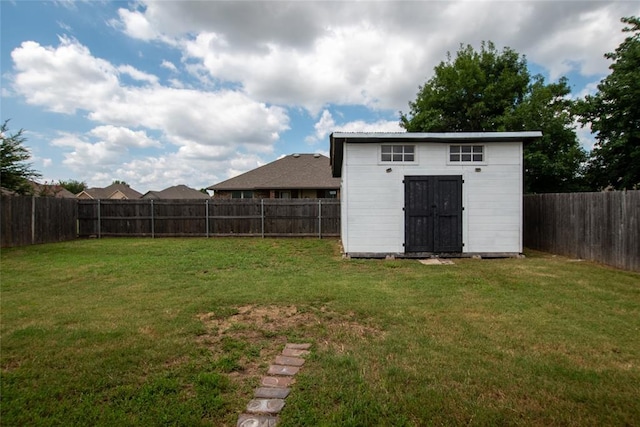 621 SW 7th St, Moore, OK 73160 - fenced backyard with a storage unit