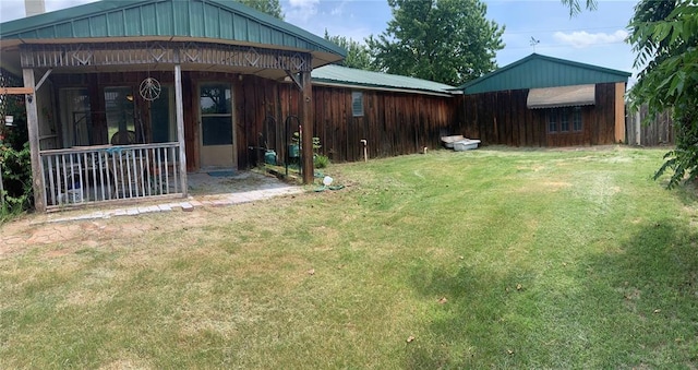 123 N Payne St, Fort Cobb, OK 73038 - view of grassy yard
