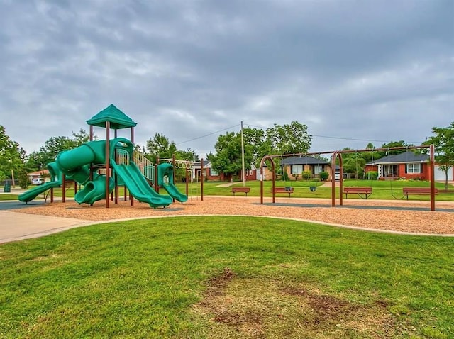 5409 N Walker Ave, Oklahoma City, OK 73118 - community playground featuring a lawn