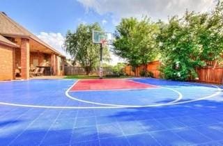 17009 Wales Green Ave, Edmond, OK 73012 - view of basketball court featuring basketball court