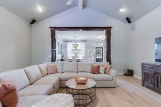17009 Wales Green Ave, Edmond, OK 73012 - living room with light wood finished floors and baseboards