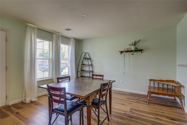 2013 Creekridge Dr, Oklahoma City, OK 73141 - dining space with wood finished floors