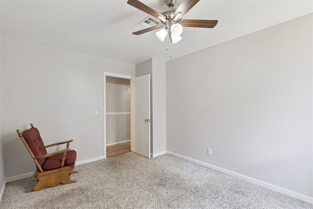 10412 NW 37th St, Yukon, OK 73099 - unfurnished room featuring carpet flooring and ceiling fan