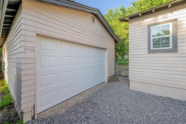 6109 NW 55th St, Oklahoma City, OK 73122 - view of detached garage