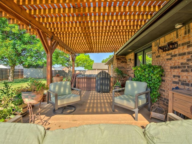 617 Hoehner Ave, Okarche, OK 73762 - fenced backyard with a patio