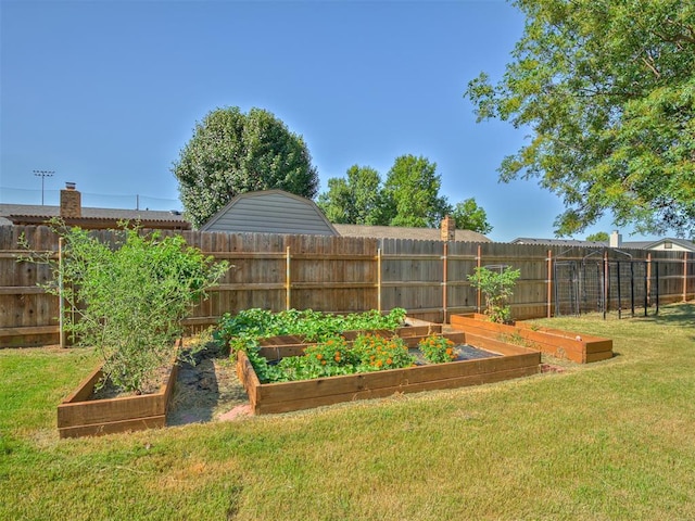 617 Hoehner Ave, Okarche, OK 73762 - fenced yard with a garden