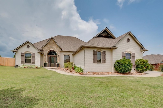 825 Silver Tree Dr, Choctaw, OK 73020 - french provincial home with a shingled roof and brick siding