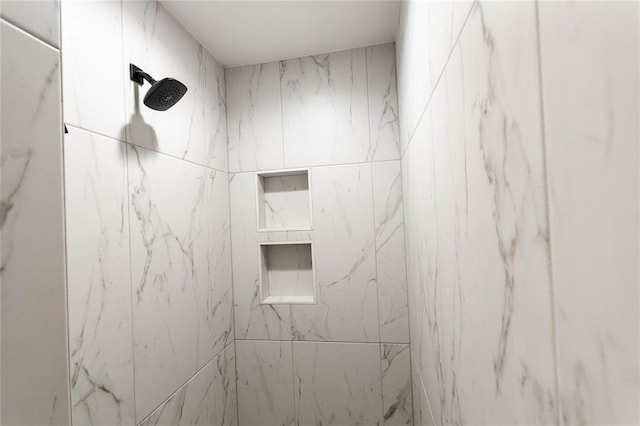 14704 Ashore Dr, Oklahoma City, OK 73142 - bathroom view of a tile shower