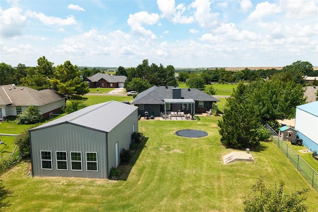 4155 NW Terrace Hills Rd, Piedmont, OK 73078 - aerial view of property and surrounding area
