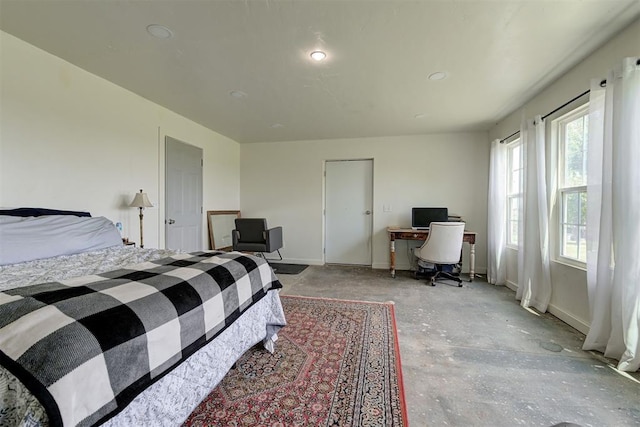 4155 NW Terrace Hills Rd, Piedmont, OK 73078 - bedroom with an office area and recessed lighting