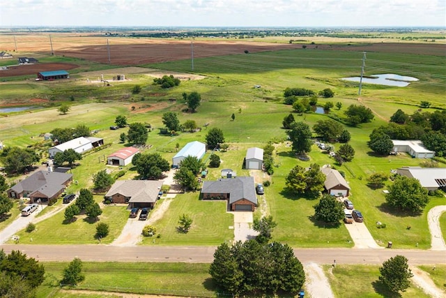 4155 NW Terrace Hills Rd, Piedmont, OK 73078 - aerial view of sparsely populated area featuring a nearby body of water