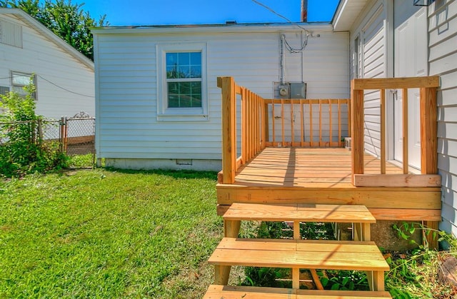 6609 SE 15th St, Oklahoma City, OK 73110 - view of wooden deck