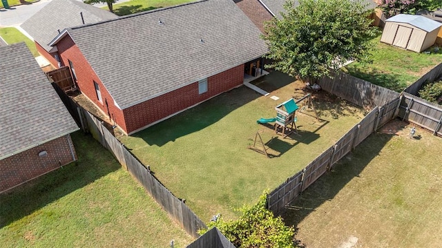 12281 SW 11th St, Yukon, OK 73099 - view from above of property