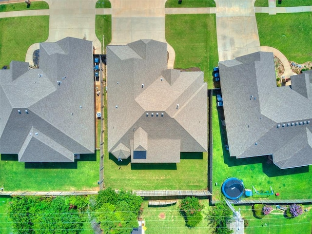 17401 Melville Ln, Edmond, OK 73012 - bird's eye view
