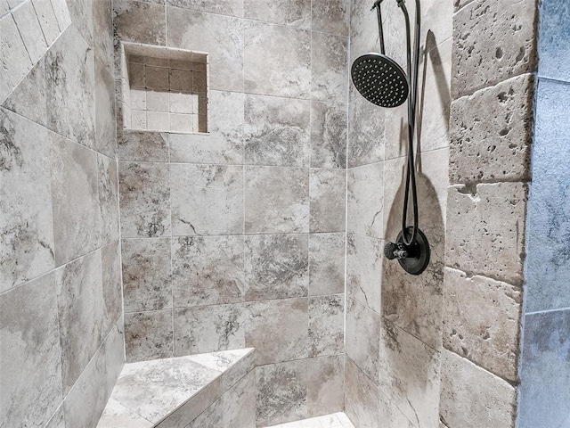 17401 Melville Ln, Edmond, OK 73012 - bathroom view of tiled shower