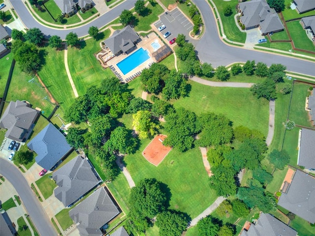 17401 Melville Ln, Edmond, OK 73012 - aerial overview of property's location featuring nearby suburban area