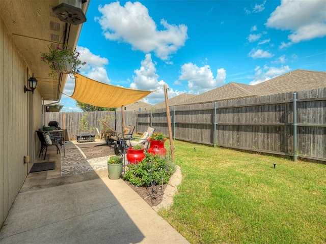 623 SW 37th St, Moore, OK 73160 - fenced backyard with a patio area
