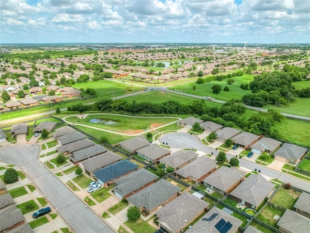 623 SW 37th St, Moore, OK 73160 - aerial view of property's location with nearby suburban area and a nearby body of water