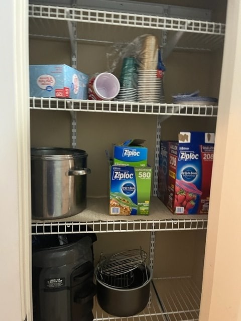 view of pantry