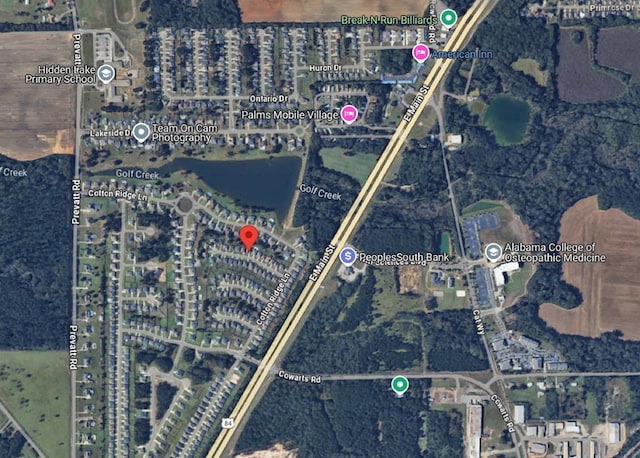114 Brattleboro Ct, Dothan, AL 36301 - aerial map of property and surrounding area