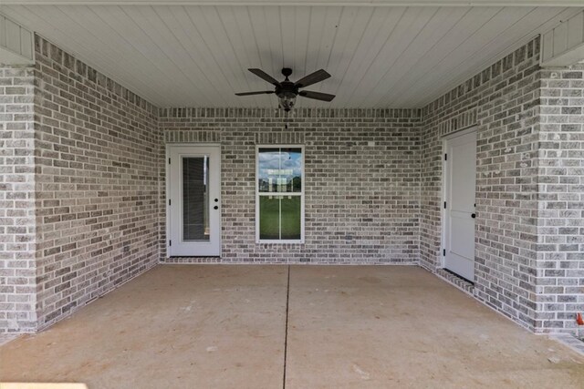 195 County Road 711, Enterprise, AL 36330 - view of patio / terrace with ceiling fan