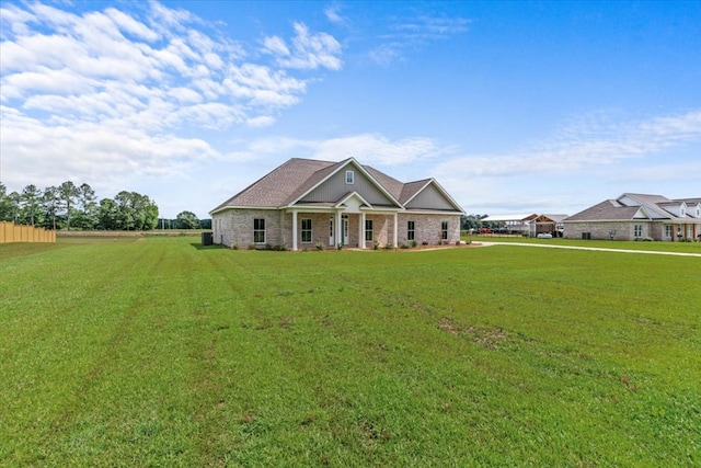195 County Road 711, Enterprise, AL 36330 - craftsman-style house featuring a front yard and a porch
