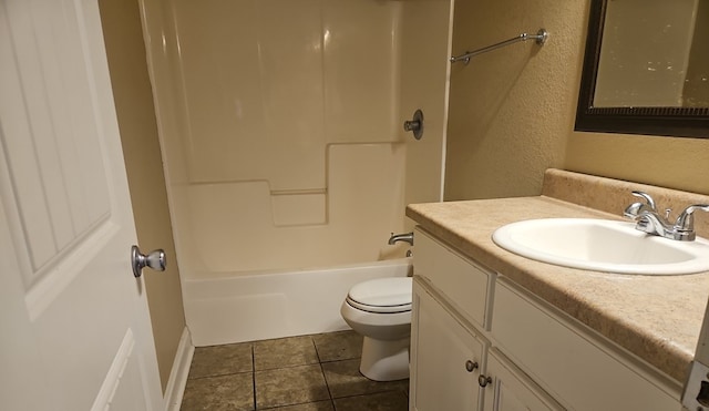 103 Whaley Ct, Ashford, AL 36312 - full bath with vanity, shower / washtub combination, a textured wall, and tile patterned floors