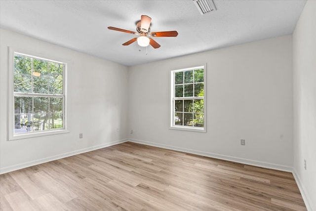 618 Langley Dr, Dothan, AL 36301 - unfurnished room featuring a ceiling fan, light wood-type flooring, and baseboards