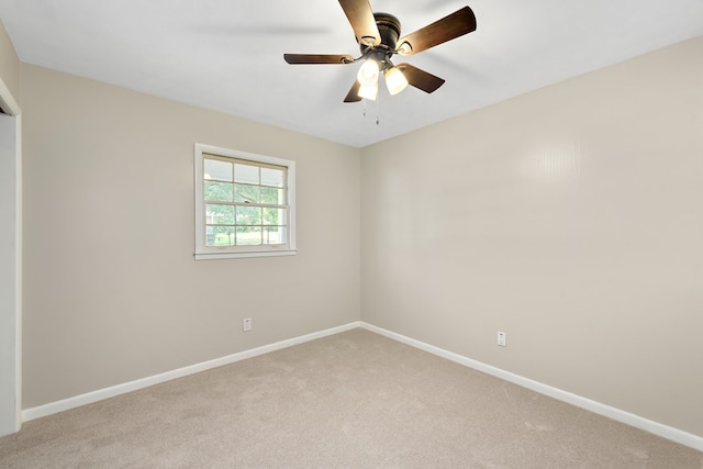139 Merrydell Dr, Ozark, AL 36360 - empty room with light carpet and a ceiling fan