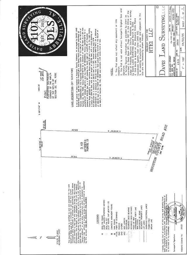 LOT13 County Road 22, Columbia, AL 36319