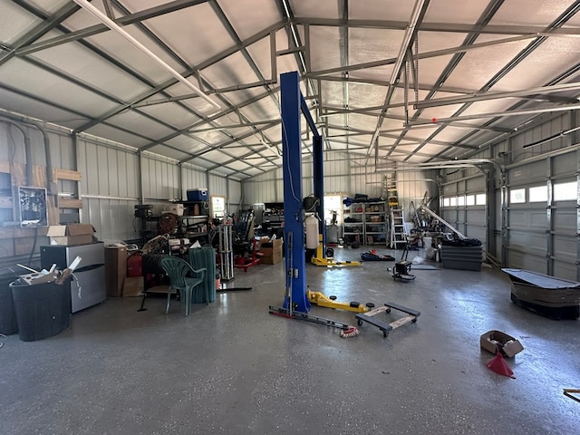 245 County Road 422, Abbeville, AL 36310 - garage featuring metal wall