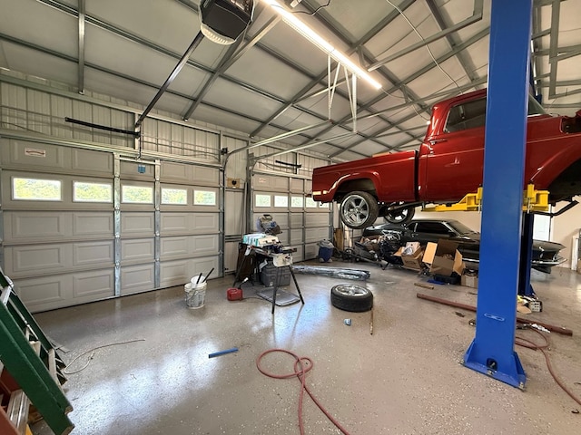 245 County Road 422, Abbeville, AL 36310 - garage with a garage door opener