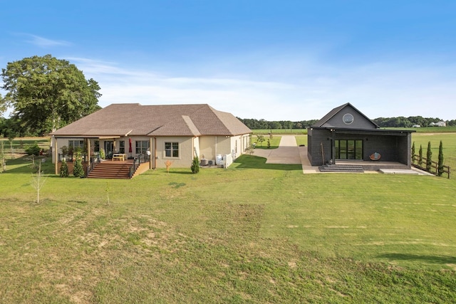 481 Grace Dr, Newton, AL 36352 - rear view of property featuring a wooden deck