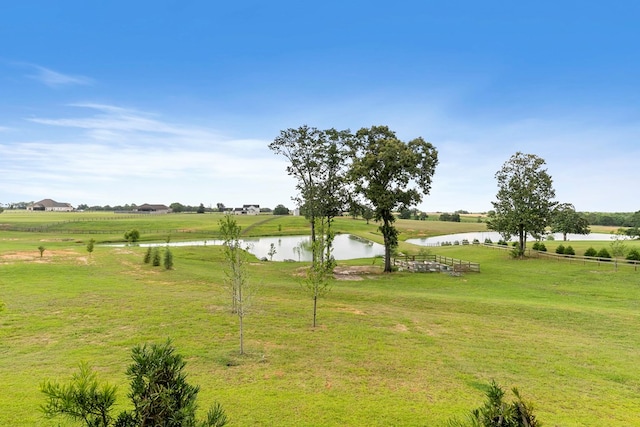 481 Grace Dr, Newton, AL 36352 - view of grassy yard featuring a water view
