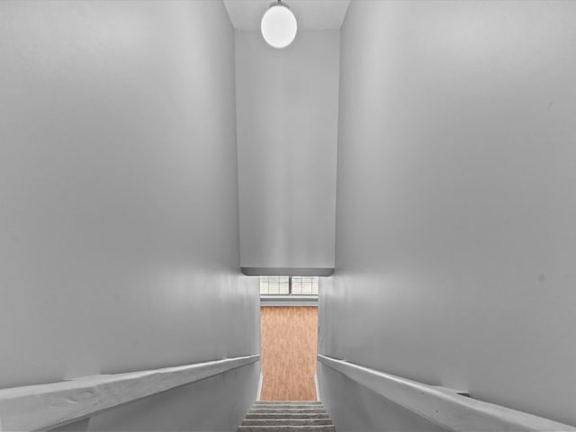 3602 Lake Oak Ridge Dr, Enterprise, AL 36330 - stairs featuring wood finished floors