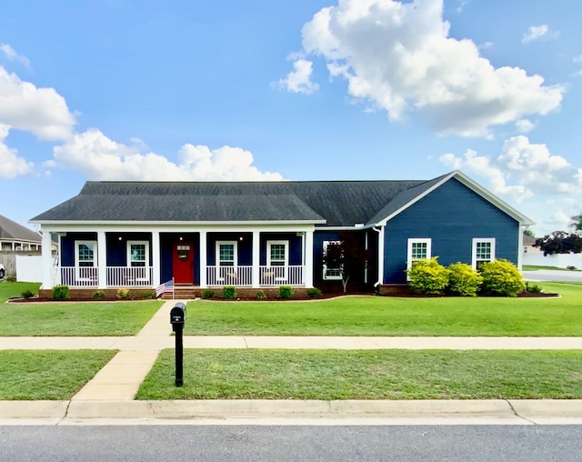 30 Cotton Creek Blvd, Enterprise, AL 36330 - view of front facade with covered porch and a front yard