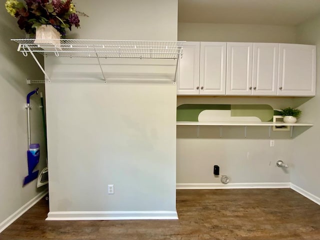 30 Cotton Creek Blvd, Enterprise, AL 36330 - washroom featuring hookup for a gas dryer and dark wood-style flooring